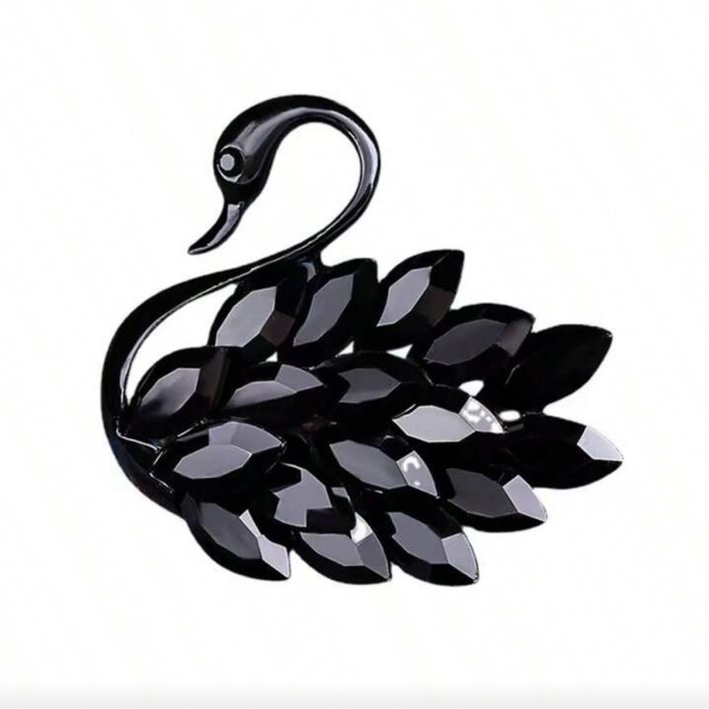 🎁🎁 SALES Chic Black Swan Brooch - Picture 5 of 5